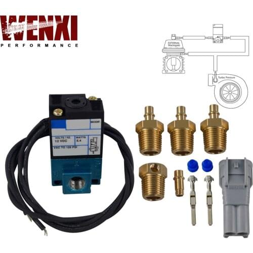 ECU 3 Port Electronic Boost Control Solenoid Valve 35A-ACA-DDBA-1BA With Brass Silencer