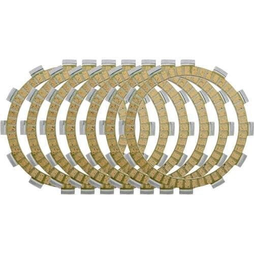 7 Pcs Motorcycle Paper Base Clutch Friction Plate for SUZUKI DR350 1990-2000 SV400 1998-2005 GSX750 2003 RGV250 Gamma 1991