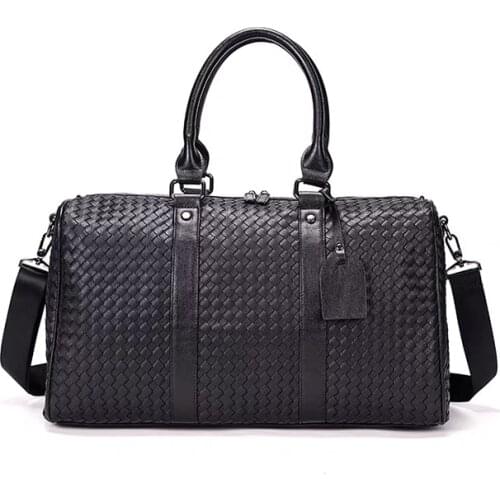 Retro horse leather gym bag dry and wet separation fashion trend travel bag large capacity shoulder bag mens handbag type hand