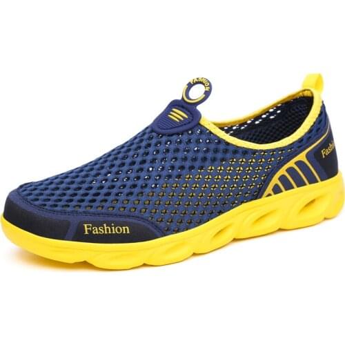 Summer Sneakers For Men New Hiking Shoes Outdoor Trekking Climbing Sports Shoes Quick Dry Breathable Mesh Slip On Mountain Shoes