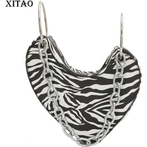 XITAO Leopard Bags Western Style Niche Design Bag Female Summer 2021 New Trendy Fashion Internet Celebrity Minority GWJ0068