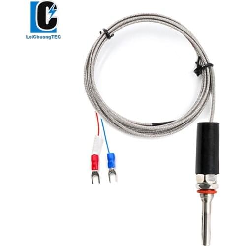 M12*1 Probe type K type Metal shielded wire stainless steel Thermocouple Temperature Sensor