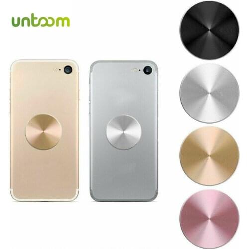 Untoom Metal Plate for Magnetic Car Phone Holder Universal Iron Sheet Disk Sticker for Car Stand Mount for Magnet Phone Support