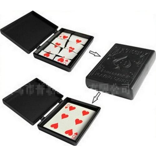Recoverable Broken Paper Restore Box Card Magic Tricks Stage Close Up illusions Mentalism Accessories Toys YH110