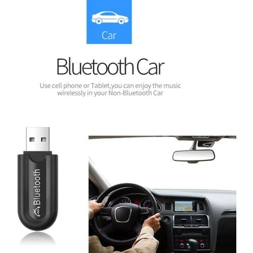 Kebidu USB Music Bluetooth 5.0 Audio Receiver Mini 3.5mm AUX Stereo For Car PC Headphone USB Wireless Adapter No Transmitter