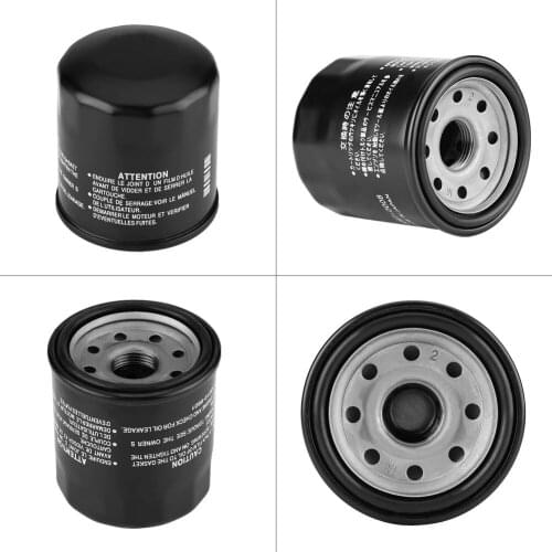 New Motorcycle Oil Filter For Kawasaki ZX600 ZX636 ZX6-R ZZR600 1990-2014 Auto Parts(Black)