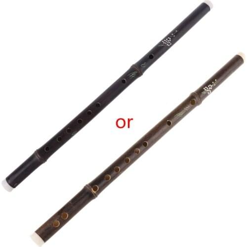 New Chinese Purple Yunnan Bamboo Flute One Sections Handmade Dizi Musical Instrument