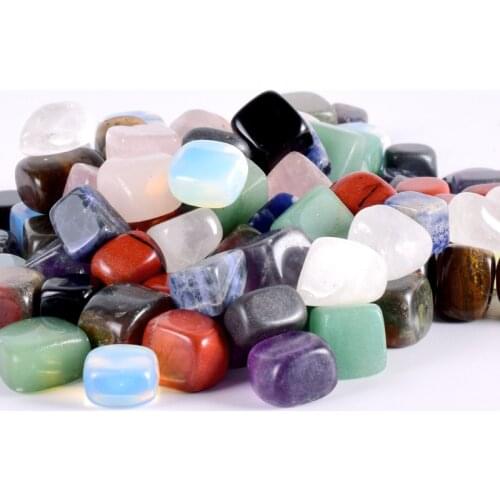 Wholesale Mixed Tumbled Stone Natural Rock And Quartz Beads Chakra Healing Fountain Garden DIY Decor Crystal Gemstone Irregular