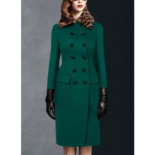 Celebrities temperament high composition tweed coat with a thin waist and a fur collar coat in autumn and