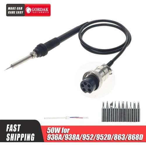 GORDAK soldering iron handle for 936A, 938A, 952, 968, 863, 868, 868A 868D 902 series soldering station soldering iron handle