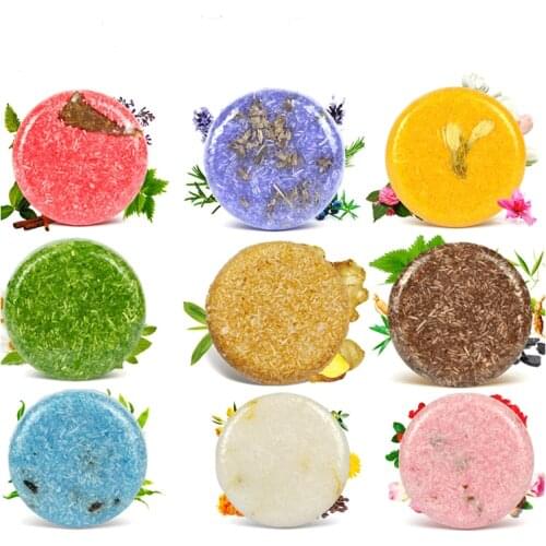 Hair Darkening Shampoo Soap Bar Natural Organic Conditioner Repair Essence Hair Color Dye Moisturizing Soap Wash Hair Care