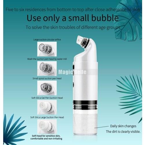 Ultrafine Bubble Mobile Beauty Salon for Blackhead Remover Pulling Compact and Oil Control