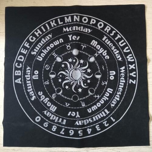 Tarot Card Tablecloth Velvet Divination Altar Cloth Board Game Fortune Astrology Oracle Cards Pad Deck Table Games Cloth