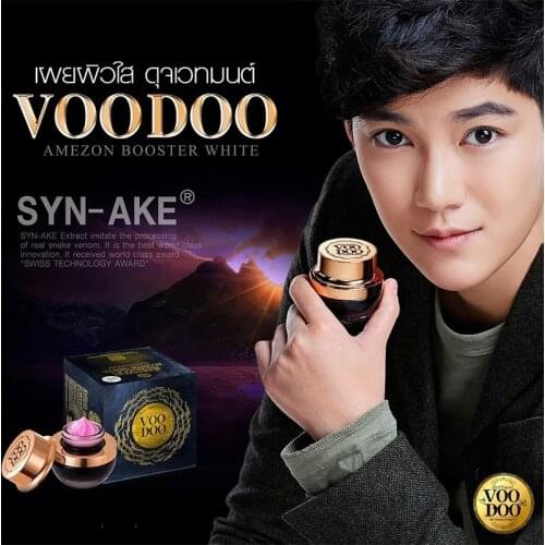 VOODOO Amezon Booster Black SYN-AKE Sleeping Cream Snake Venom Face Mask 30g Sensitive Skin Wrinkle Hyperpigmentation Acne Scars