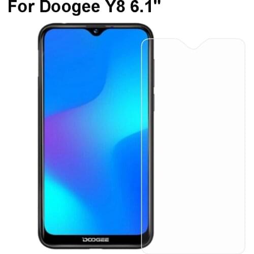 For Doogee Y8 Plus Phone Tempered Glass Screen Protector 2.5D 9H Doogee S90 Phone Glass Film Doogee N10 y8c X90L X50 X70