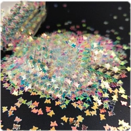 10g/lot 3mm Mixed Glitter Gloden Butterfly Nail Sequins Flakes Sequins Paillettes Diy Manicure Nail Art Decor