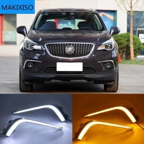 2pcs For Buick envision 2015-2017 Car LED Daytime Running Lights DRL /Turn Signal Lamp
