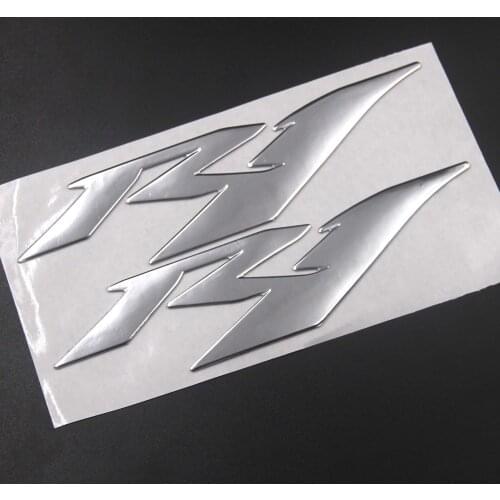 3D R1 Motorcycle Soft glue Sponge soft rubber decoration Sticker Decal