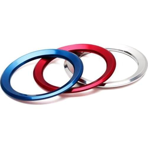Car Styling Steering Wheel Decoration Ring Decorative Circle Sticker For BMW M3 M5 E36 E46 E60 E90 E92 X1 F48 X3 X5 X6