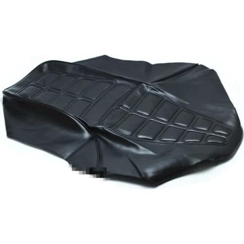 Free shipping motorcycle good quality water proof GN125 seat cover in black color for Suzuki 125cc GN 125 seat spare parts