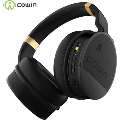 Cowin E8 [Upgraded] Bluetooth Headphone with Microphone Hi-Fi Deep Bass Active Noise Cancelling Wireless Headphones Over Ear