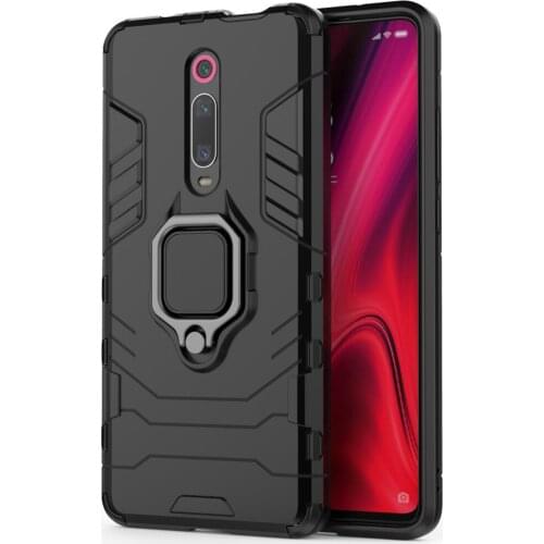 For Xiaomi Mi 9T Case 6.39 inch Luxury Ring Back Cover Stand Armor ShockProof Case For Xiaomi Mi 9T Pro Mi9T Full Phone Cases