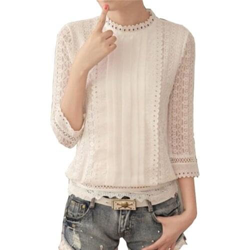 Flubiflous Openwork Blouses