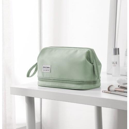 Women Cosmetic Bag For Brushes Travel Zipper Makeup Pouch Korean Cute Make Up Organizer Lipstick Case Storage Toiletry Bags