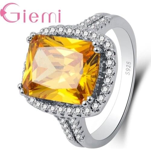 925 Sterling Silver Square Ring For Women Vintage Wedding/Proposal Jewelry S925 Silver Luxury Wife Interesting Gift Best Wishs