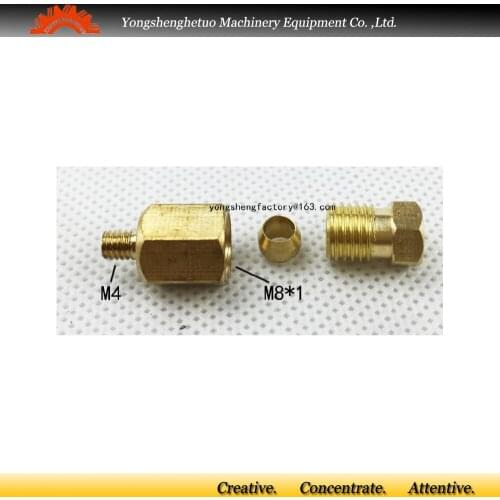 M4 male thread Straight Adapter connector joint for 4mm outer dia tube