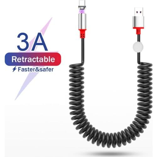 Magnetic Fast Cable USB C Micro USB Charging Phone Cable Wire Type C Magnet Charger For iPhone Samsung Xiaomi Huawei Mobile 3A