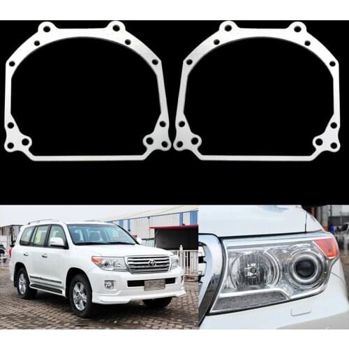 TAOCHIS Car Styling Frame Adapter Hella 3r G5 Projector Lens Retrofit for Toyota Land Cruiser 2012-2015