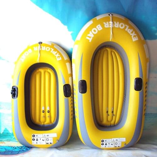 2/1 Person Inflatable Boat High Strength PVC Fishing Boat Pump Patching Kit for Kids Adult Drifting Water Skiing Tool Load 200kg