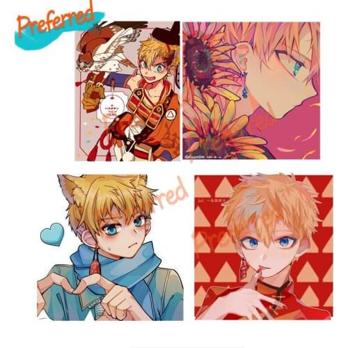 Toilet Bound Anime Minamoto Kou Decal Motocross Racing Laptop Helmet Trunk Wall Vinyl Car Sticker Die Cutting