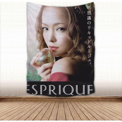 New Arrival Namie Amuro Wall Hanging Tapestry Home Party Decorative Tapestries Photo Background Cloth Table Cloth Wall Tapestry