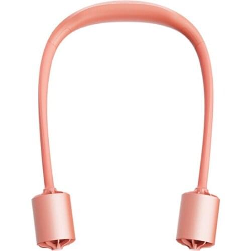 Portable Neck Fan Cooling Hanging Neck Fan USB Rechargeable Fan for Sports Outdoor Travel Adjustable Wind 3 Speed