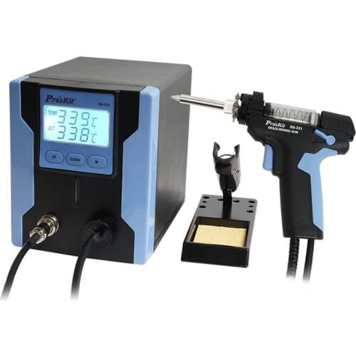 ProsKit SS-331H ESD LCD Digital BGA Desoldering Suction Electric Absorb Gun Electric Vacuum Desoldering Pump Solder Sucker Gun