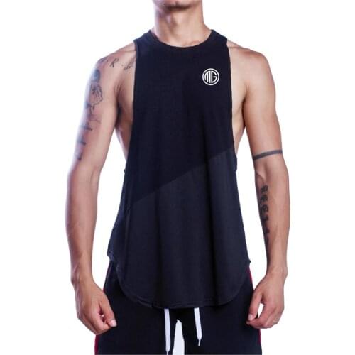 Muscleguys Bodybuilding Singlets Men gym Tank Tops workout stringer shirt Mens Vest fitness Mens Muscle Clothing tanktop