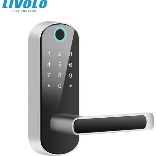LIVOLO 919 Smart Wifi Keypad Control, App Operation Lock, Wireless Fingerprint Bluetooth ,5 Ways Open Methods,USB Charge
