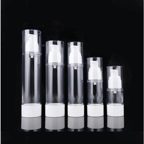 15ml airless vacuum pump lotion bottle for lotion emulsion serum sunscreen liquid foundation whitening essence skin packing