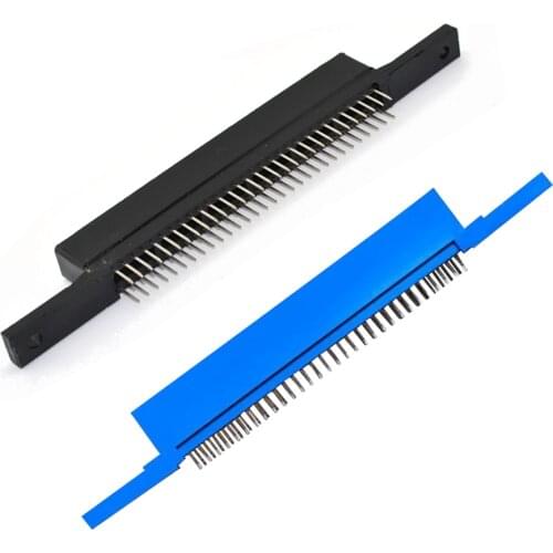 High quality blue 60pins 60 pin Pin Game cartridge adapter card slot connector for FC clone console