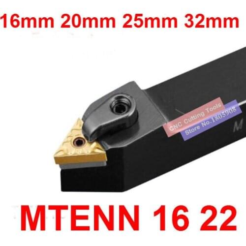 1PCS MTENN1616H16 MTENN2020K16 MTENN2525M16 MTENN2525M22 MTENN3232P16 MTENN3232P22 CNC Turning Tool Holder,Machine Lathe Tools