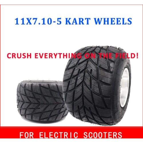 11x7.10-5 Tire for 168 Go Kart ATV Quad UTV Buggy 5 Inch Tyre Fit for Drift Wheels