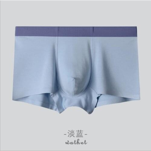 2021 New Mens Boxer Pantie 4PCS/Lot Underpant Loose Large Short Casual Cotton Underwear Boxer Male