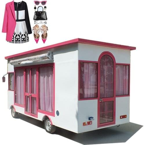 3.5m Fashion clothes vending machine Muti-function electric food truck electric food cart clothes vending bus