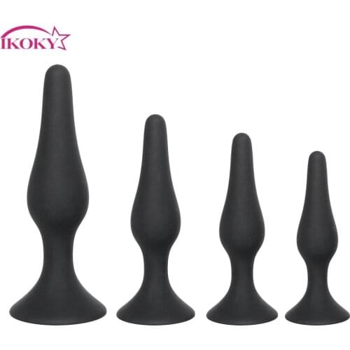 IKOKY Butt Plug for Beginner Erotic Toys Prostate Massager Anal Plug Adult Products Anal Sex Toys for Men Women