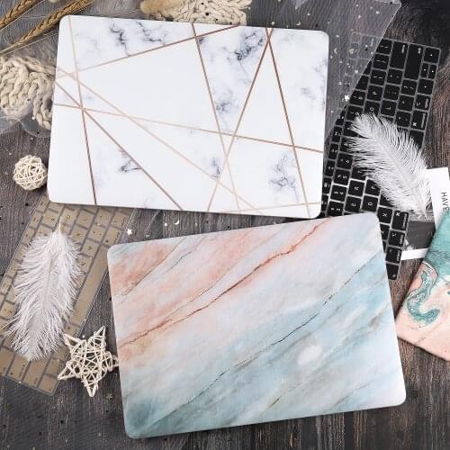 Marble/Flower/Bling Case for MacBook Pro 13"3 15"4 inch Touch Bar 2019 2020 A2251 A2289 A1706 A2159 Air Retina 11 12 13 15 A1278