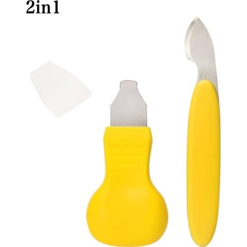UANME 2cs Watch Back Case Cover Opener Knife and Watch Battery Change Remover for Watchmakers Repair Tool
