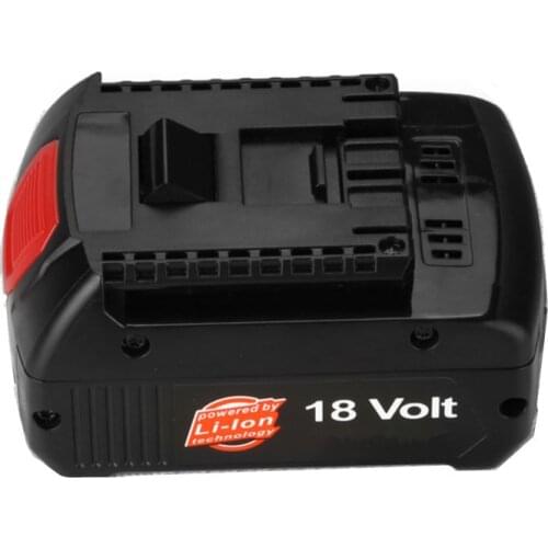 6000mAh 18V 6.0Ah Li-ion Battery for Bosch Drill BAT609 BAT618 Power Tool Rechargeable Batteries with high quality