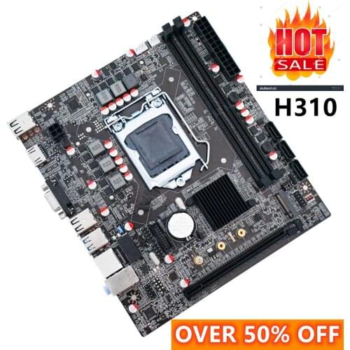 Russia Brazil Popular H310 LGA 1151 Mainboard DDR4 32GB Gaming Intel 6th/7th/8th/9th Core i7 i5 i3 ATX PC Motherboard